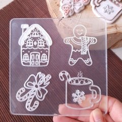 Tatlı Yılbaşı Kabartma Baskı Set