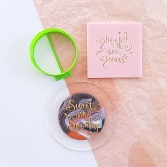 Sweet and Spooky Kurabiye Kabartma Baskı Kalıbı