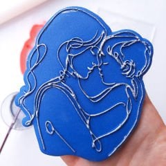 Anne- Oğul - 3 Kabartma Baskı