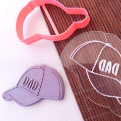 Baba Şapka Kurabiye Kabartma Baskı Kalıp Set