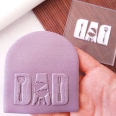 Dad Kurabiye Kabartma Baskı