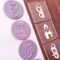 Balıkçı Baba Kurabiye Harf Kabartma Baskı