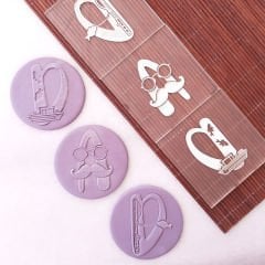 Balıkçı Dad Kurabiye Harf Kabartma Baskı