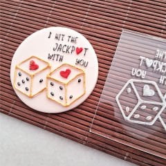 Kalp Zar Jackpot Sevgililer Günü Kabartma Baskı