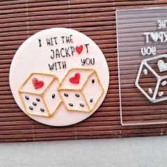 Kalp Zar Jackpot Sevgililer Günü Kabartma Baskı