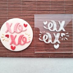 XOXO-2 Sevgililer Günü Kabartma Baskı