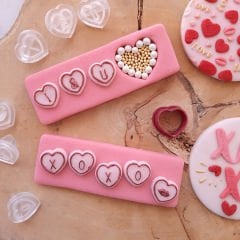 Mini Amor Alfabe Kabartma Baskı Set