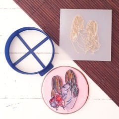 Anne-Kız - 1 Kabartma Baskı