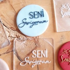 Seni Seviyorum - 6 Kabartma Baskı