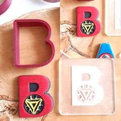 Süper Kahraman Baba Set - 1 Kabartma Baskı