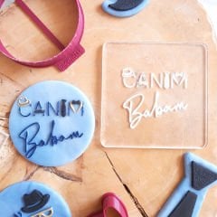 Canım Babam Kabartma Baskı