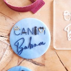 Canım Babam Kabartma Baskı