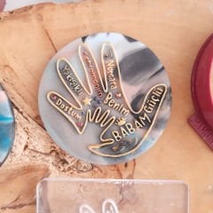 Baba - Çocuk El Kabartma Baskı