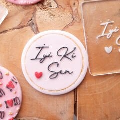 İyi ki Sen Kabartma Baskı