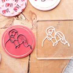 Sevgili - Çift - 1 Kabartma Baskı