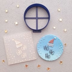 Ho Ho Ho Kabartma Baskı