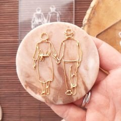 Sevgili - Çift - 4 Kabartma Baskı