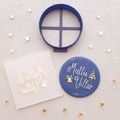 Mutlu Yıllar-2 Yılbaşı Kabartma Baskı