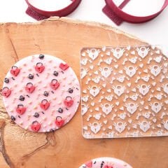 Anahtar - Kilit Doku Kabartma Baskı