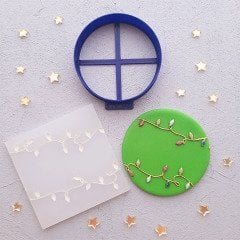 Yılbaşı Işıkları Kabartma Baskı