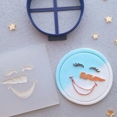 Kardan Kadın Surat-1 Kabartma Baskı