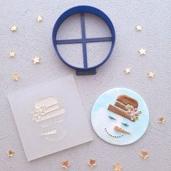 Kardan Kadın Surat-2 Kabartma Baskı