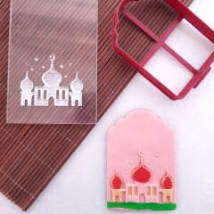 Cami Set Kabartma Baskı