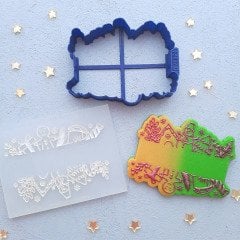 Yılbaşı Banner Kabartma Baskı Set