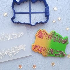 Yılbaşı Banner Kabartma Baskı Set