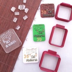 Ramazan Takvim Set Kabartma Baskı