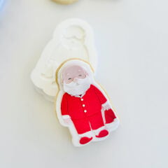 Pijamalı Noel Baba Şeker Hamuru Kalıbı #109