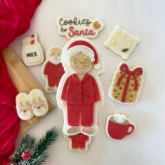Pijamalı Noel Anne Şeker Hamuru Kalıbı #110