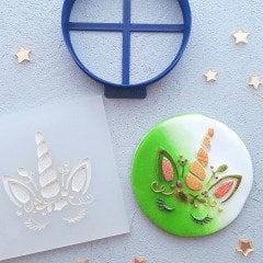 Kokinalı Unicorn Yılbaşı Kabartma Baskı