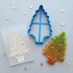 Çam Ağacı-1 Kabartma Baskı Set