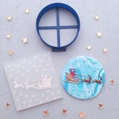 Noel Baba Kabartma Baskı