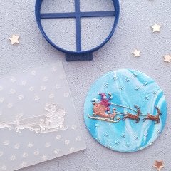 Noel Baba Kabartma Baskı