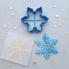 Kar Tanesi - 2 Kabartma Baskı Set