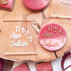 3 Boyutlu ''11 Ayın Sultanı'' Şeker Hamuru Kabartma Baskı Kalıbı - Ramazan ve İftar Kurabiyeleri İçin