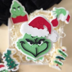 Grinch Başı Şeker Hamuru Kalıbı #133