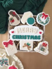 Merry Christmas Yazılı Şeker Hamuru Kalıbı #151