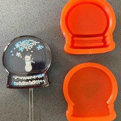 Kar Küresi Lolipop Çıngırak Kalıp