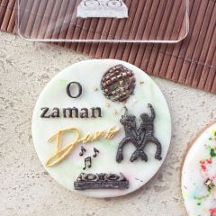 3 Boyutlu ''O Zaman Dans'' Şeker Hamuru Kabartma Baskı Kalıbı - Eğlenceli Parti, Doğum Günü ve Bekarlığa Veda Kurabiyeleri İçin