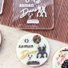 3 Boyutlu ''O Zaman Dans'' Şeker Hamuru Kabartma Baskı Kalıbı - Eğlenceli Parti, Doğum Günü ve Bekarlığa Veda Kurabiyeleri İçin
