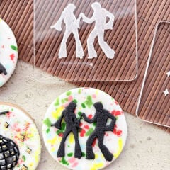 3 Boyutlu ''Dansçı Çift'' Şeker Hamuru Kabartma Baskı Kalıbı - Düğün, Nişan ve Romantik Kurabiyeler İçin