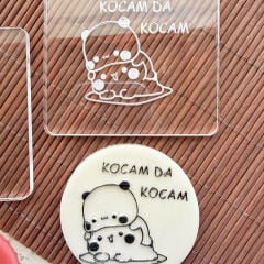 3 Boyutlu ''Kocam da Kocam'' Şeker Hamuru Kabartma Baskı Kalıbı - Eğlenceli ve Romantik Sürpriz Kurabiyeler İçin (MorphoMark)