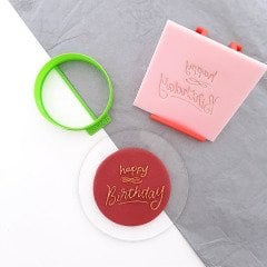 Happy Birthday-1 Kabartma Baskı