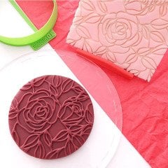 Rose Texture Relief Printing