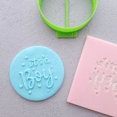 It's a Boy Kabartma Baskı