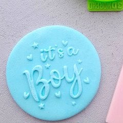 It's a Boy Embossing
