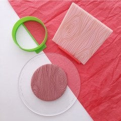 Wood Texture Relief Printing